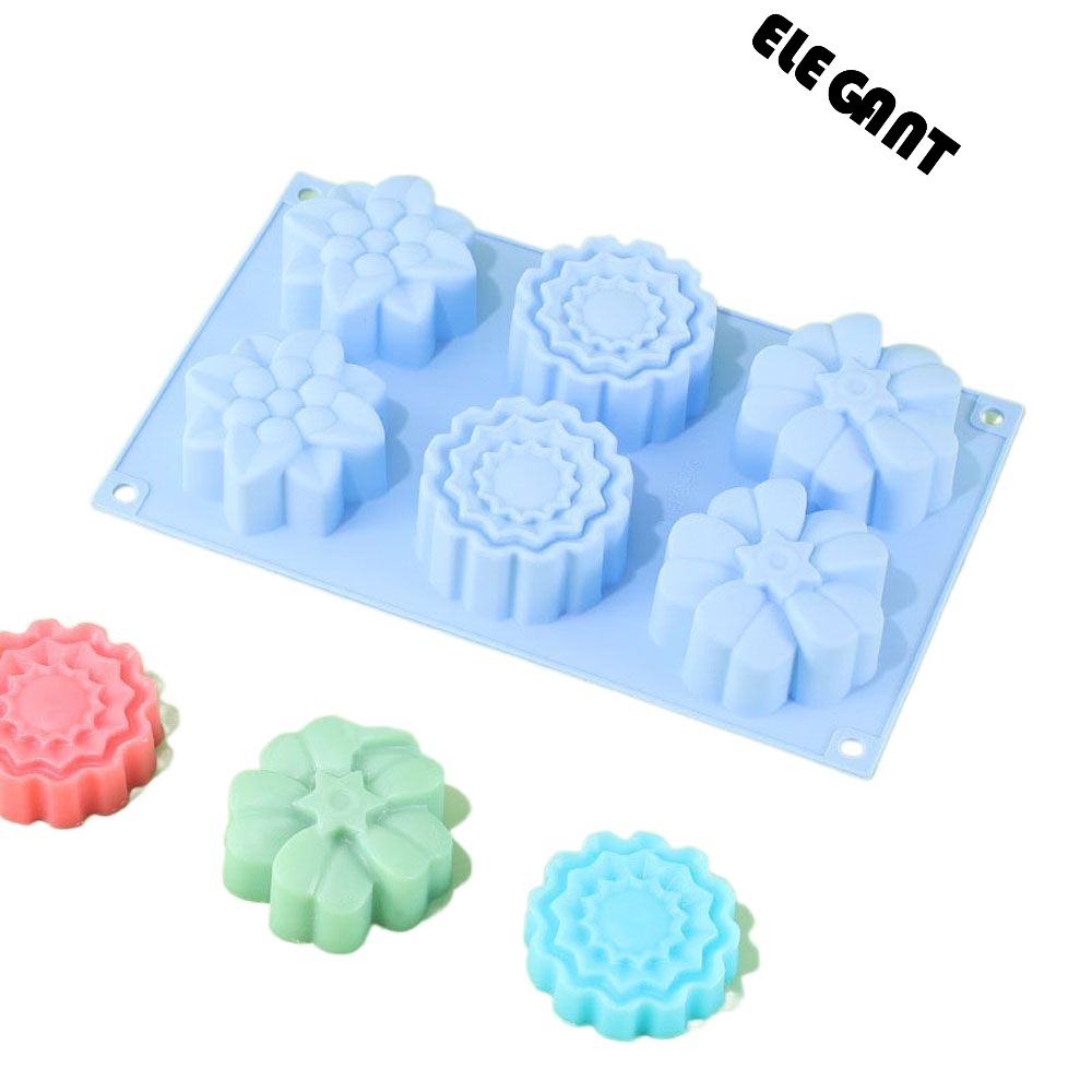 [Elegan] Cetakan Silikon Pie Tools Pastry Tools Mid-Autumn Festival Cake Silicone Mold Mung Bean Cake Mold Cetakan Kue Bulan