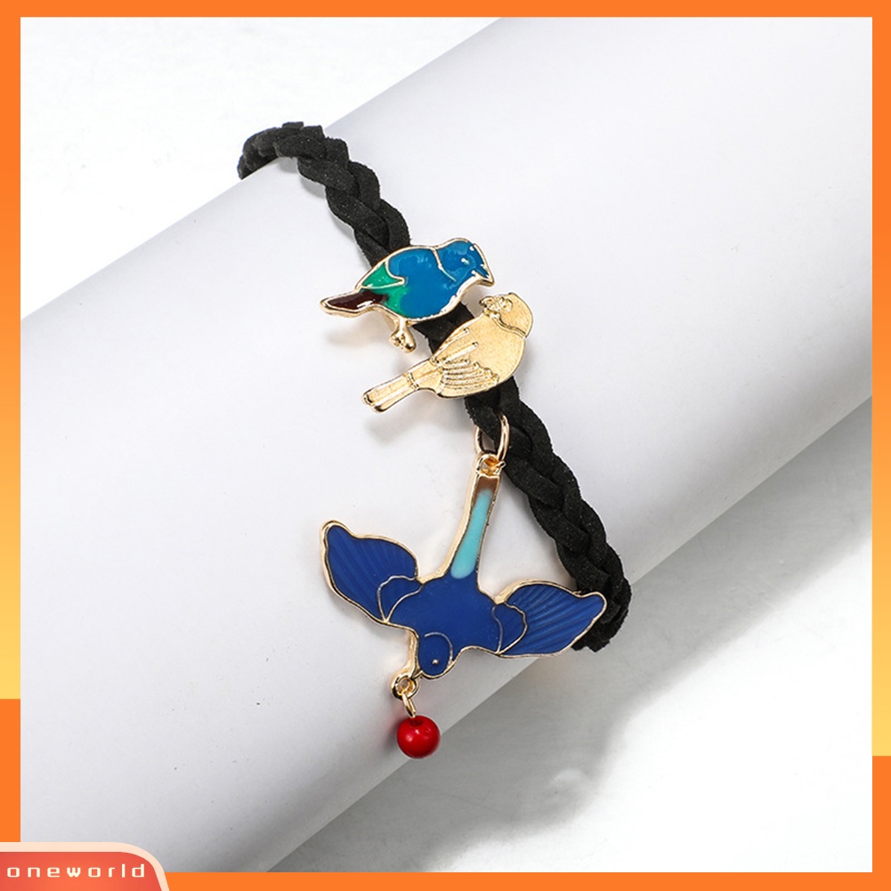 [WOD] Fashion Wanita Enamel Nuri Liontin Dikepang Tali Gelang Kaki Kaki Perhiasan Gelang
