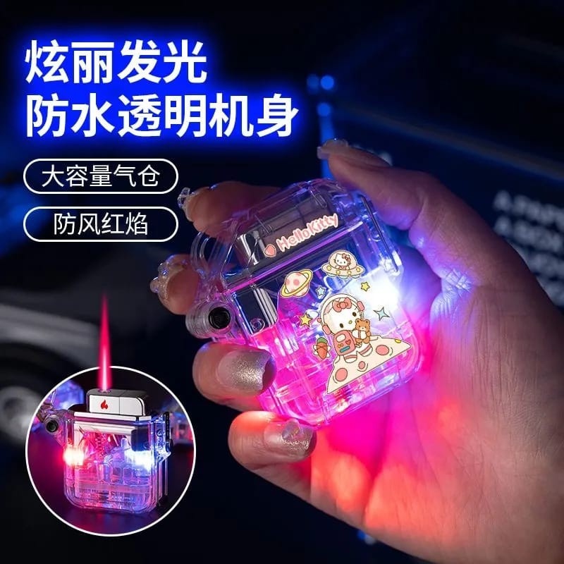 KOREK API MODEL ANTI AIR WATERPROOF MODEL TRANPARAN KOTAKTermurah