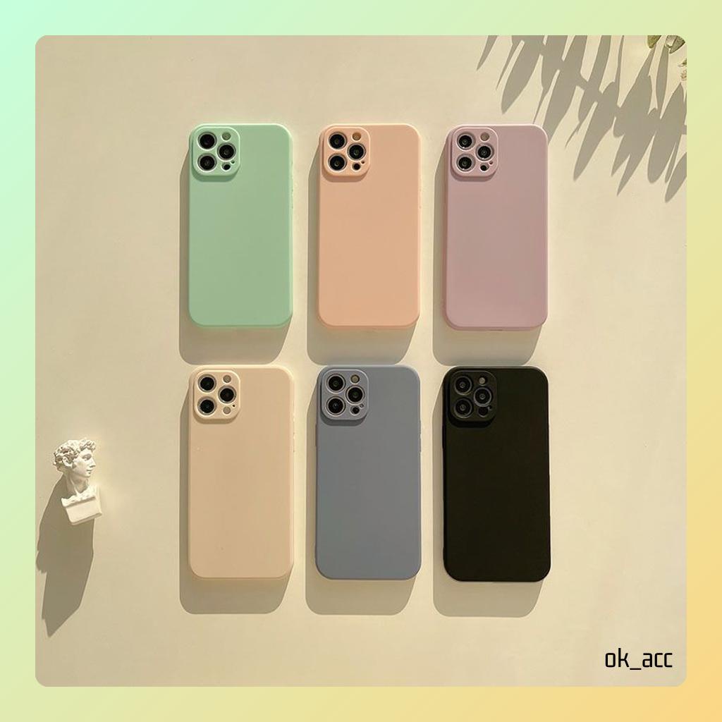 Softcase Doff Warna Macaron WM for Xiaomi Redmi Note 4 4X 5 Pro 5A Prime 7 8 9 10 10s 11 11s 12 5G