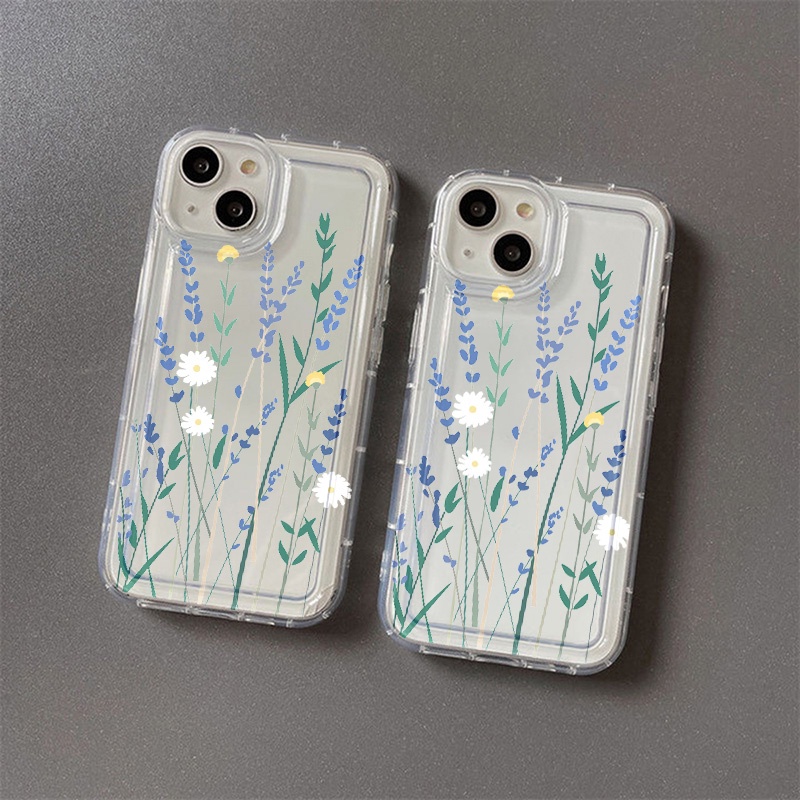 Spring Fresh Flower Case Untuk Oppo Realme C11 C3 C1 C20 C20A C21 C21Y C25 C25S C25Y C12 C15 10 9i 8i 8Pro 6i PH 5i 5s 9i U1 Reno 8 7 Lite Narzo 30 20 30A Airbag Shockproof Cover