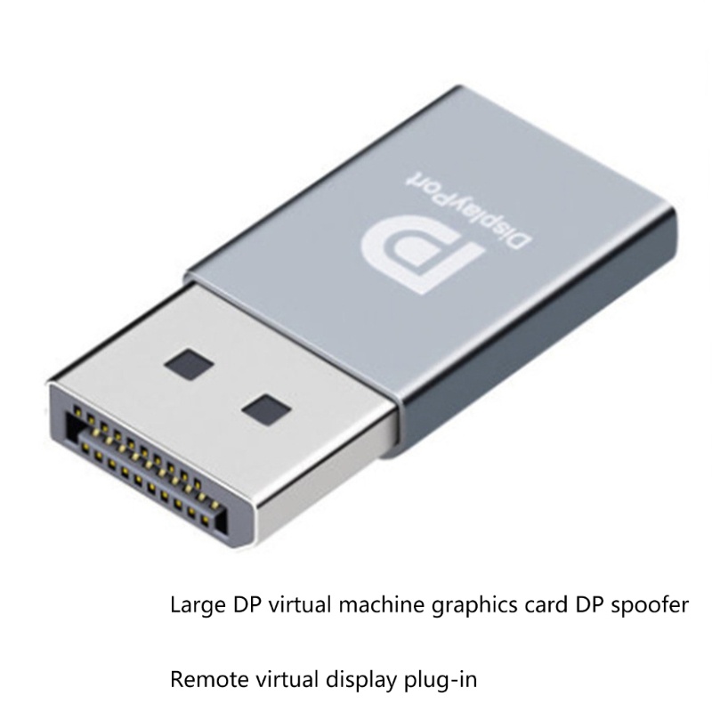 Vivi EDID Headless 4k Display Emulator Virtual Displayport Aksesoris EDID Untuk PC