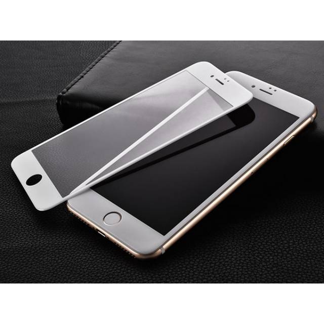 Tempered glass iphone 7 plus/ 8 plus full Screen iphone 7+ 8+ [PUTIH]