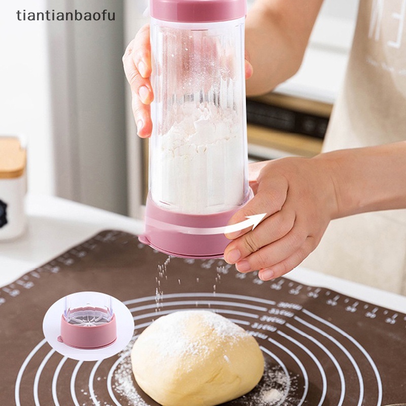 [tiantianbaofu] Gelas Saringan Genggam Jaring Tepung Baking Gula Bubuk Sifter Shaker Hand Tool Boutique