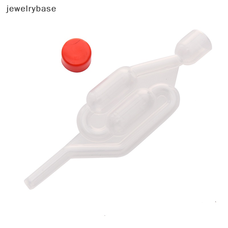 [jewelrybase] Wine Fermentasi Airlock Valve Plastik One-Way Exhaust Seal Beer Alat Seduh Butik