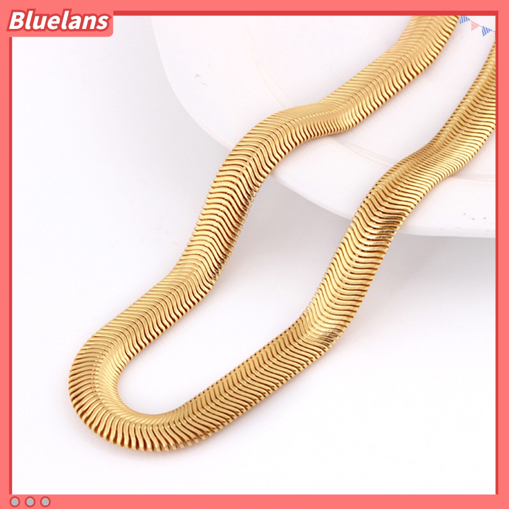 [BLS] Fashion Punk Hip Pop Rock Kpop Rapper Unisex Tembaga Ular Rantai Kalung Perhiasan