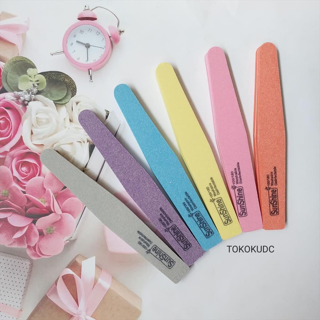 NAIL FILE SPONGE 100/180 2 SISI NAIL BUFFER