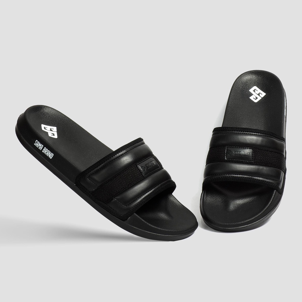 SANDAL SLIDE PRIA -  TR ZEKKA FULL BLACK