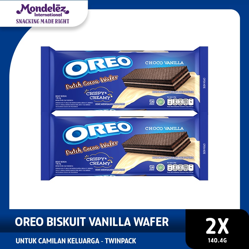 

Oreo Choco Vanilla Wafer 140.4 g - twinpack