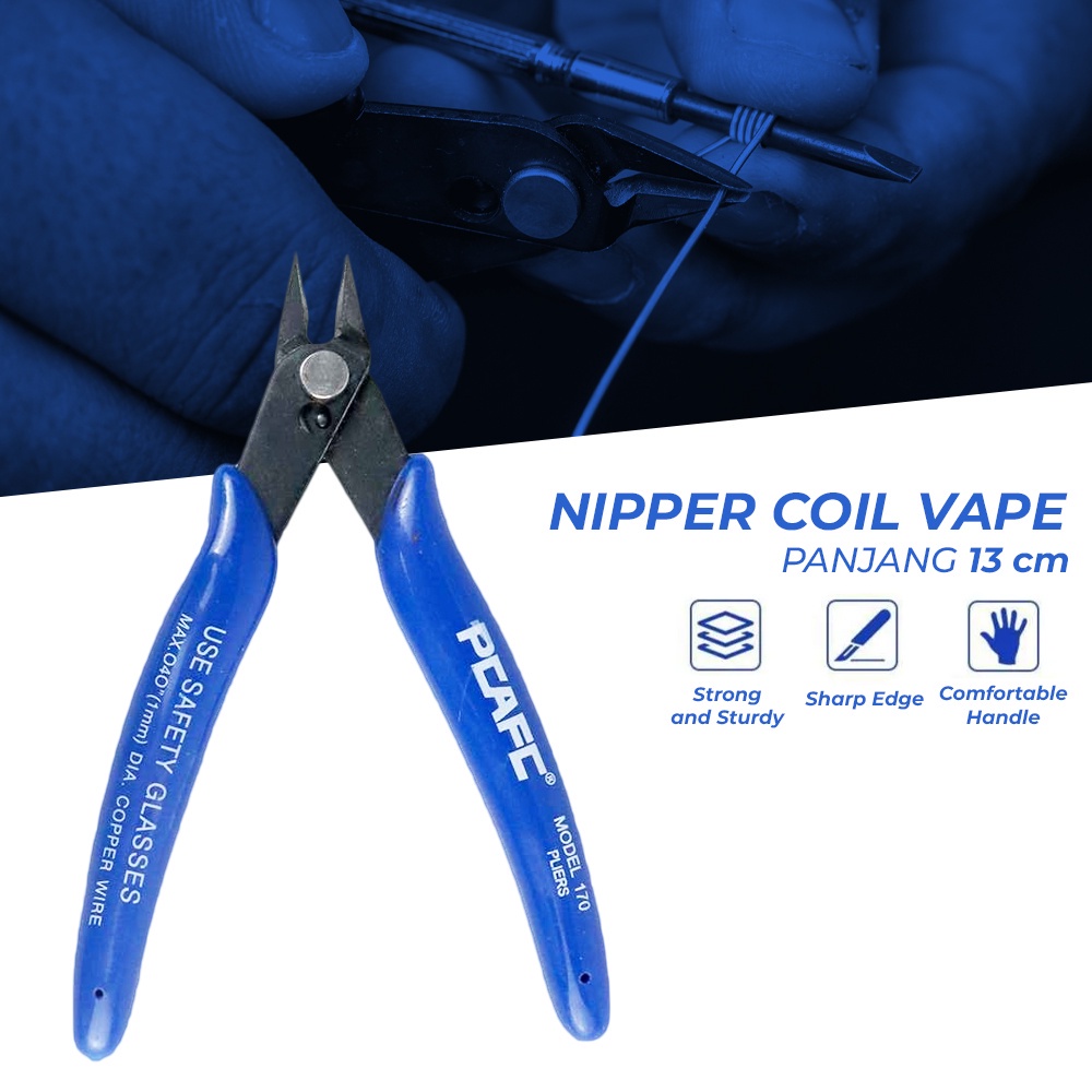 

PCAFC Gunting Kawat Nipper Coil Vape - DML RDY