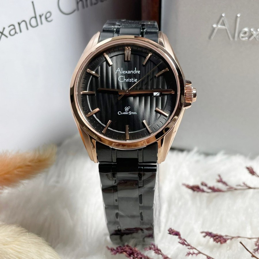 JAM TANGAN WANITA ALEXANDRE CHRISTIE AC 8686 / AC8686 RANTAI ORIGINAL GARANSI 1 TAHUN