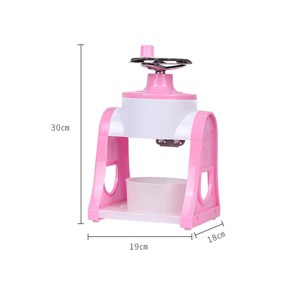 Alat Penghancur Es Manual Snow Cone Smoothie Shaver Alat Penghancur Stainless Steel Slider Milk Shake DIY Anak Snack Maker Bar