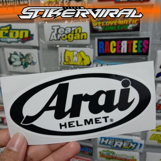 Sticker printing Arai Helmet