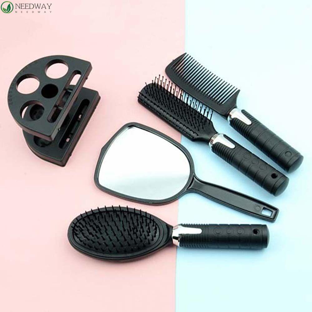 Needway Sisir Set Portable Handle Aksesoris Rambut Airbag Sisir Air Cushion Comb Alat Styling Rambut Dengan Cermin