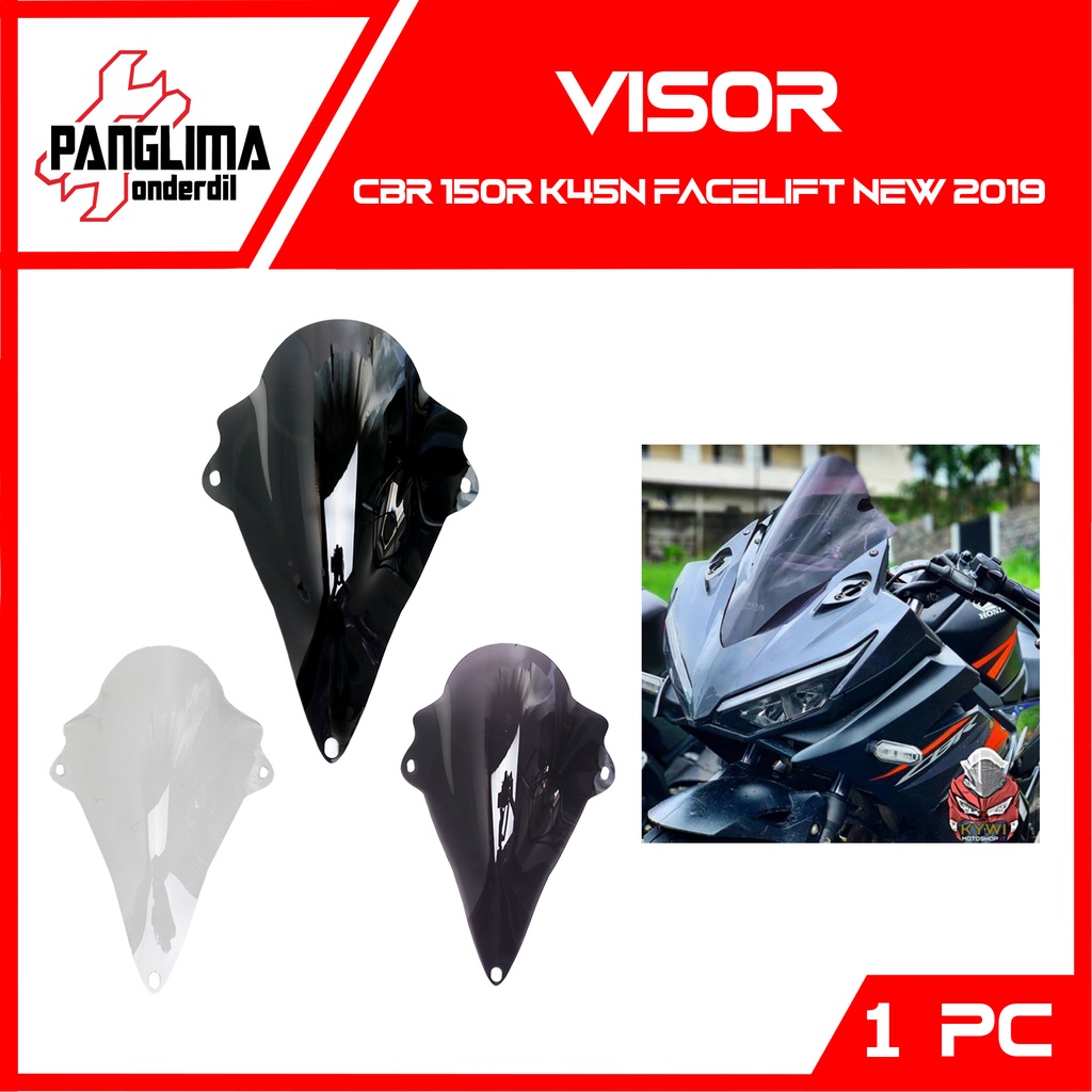 Visor CBR 150R K45N Facelift New 2019 Windshield Winsil Winshild Wind