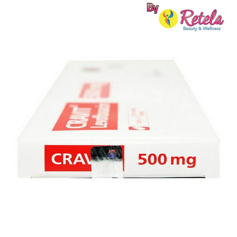 CRAVIT 500MG 1 STRIP 10 TABLET