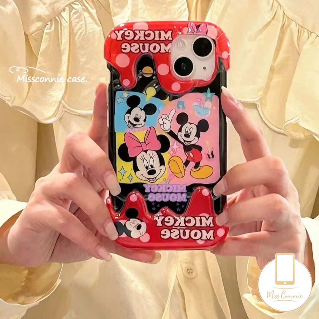 Case Teman Disney Duffy Kartun Lucu Kompatibel Untuk IPhone 7Plus XR 11 14 12 13 Pro Max X XS Max7 8 Plus Kreatif Permen 3D Es Krim Indah StellaLou Soft Cover