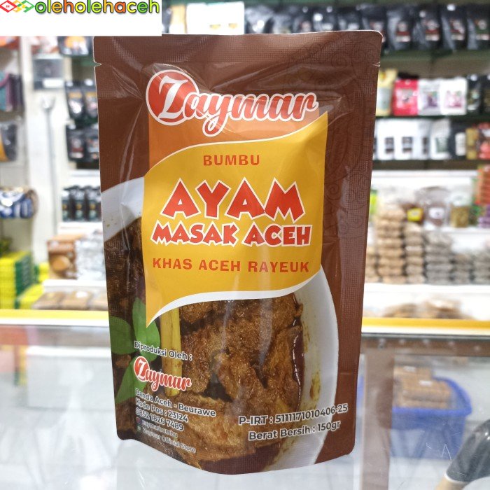 

Bumbu masak instan ayam masak khas Aceh / bumbu masak kari ayam Aceh