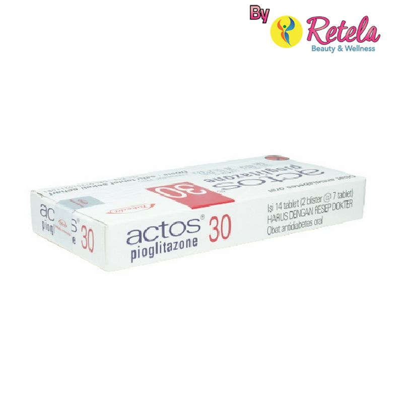 Actos 30mg 1 Strip 7 Tablet