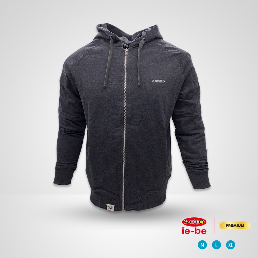 Jaket Hoodie IEBE J7AL8030 Black