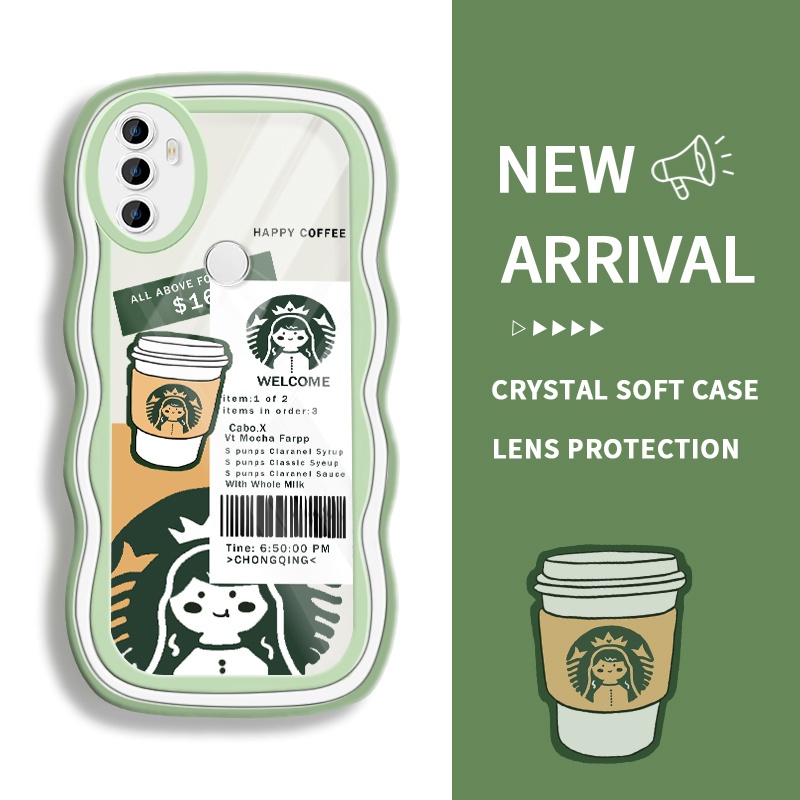 JSAYU Casing  For Oppo A53 2020 A11s A33 A32 A53s 4G A39 A57 2016 A57T A54 Case hp Starbucks Girl Ge