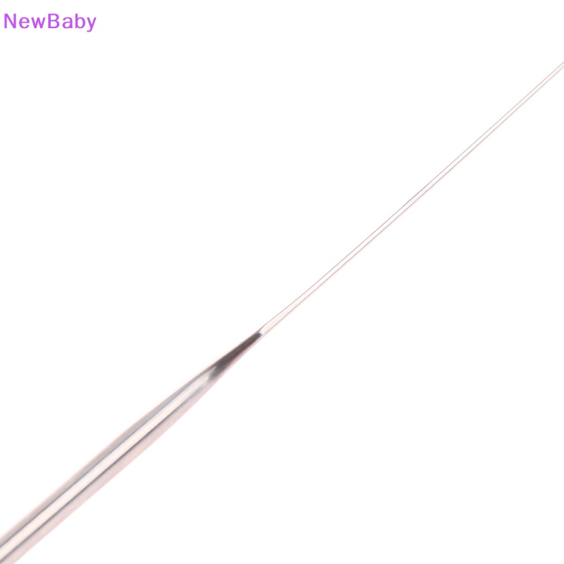 Newbaby 1Pc Foundation Cair Stik Warna Makeup Stainless Steel Metal Stir Stick ID