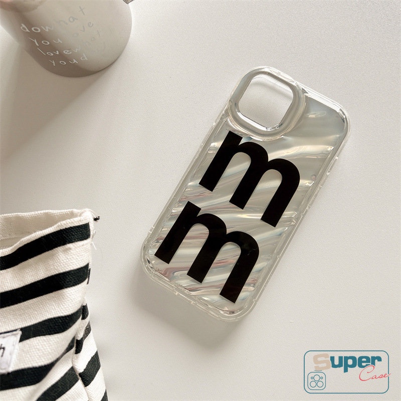 Kompatibel Untuk IPhone XR X13 11 7Plus 14 12 Pro Max7 6 8 6S Plus XS MAX SE 2020kartu Warna Kreatif 3D Stereo Korgasi Huruf Sederhana Soft Case Dengan Stiker Hati Berlian