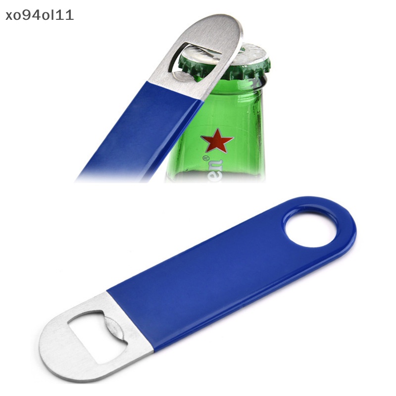 Xo Bartender Bottle Opener Pembuka Botol Bir Bahan Stainless Steel Lapis Karet OL