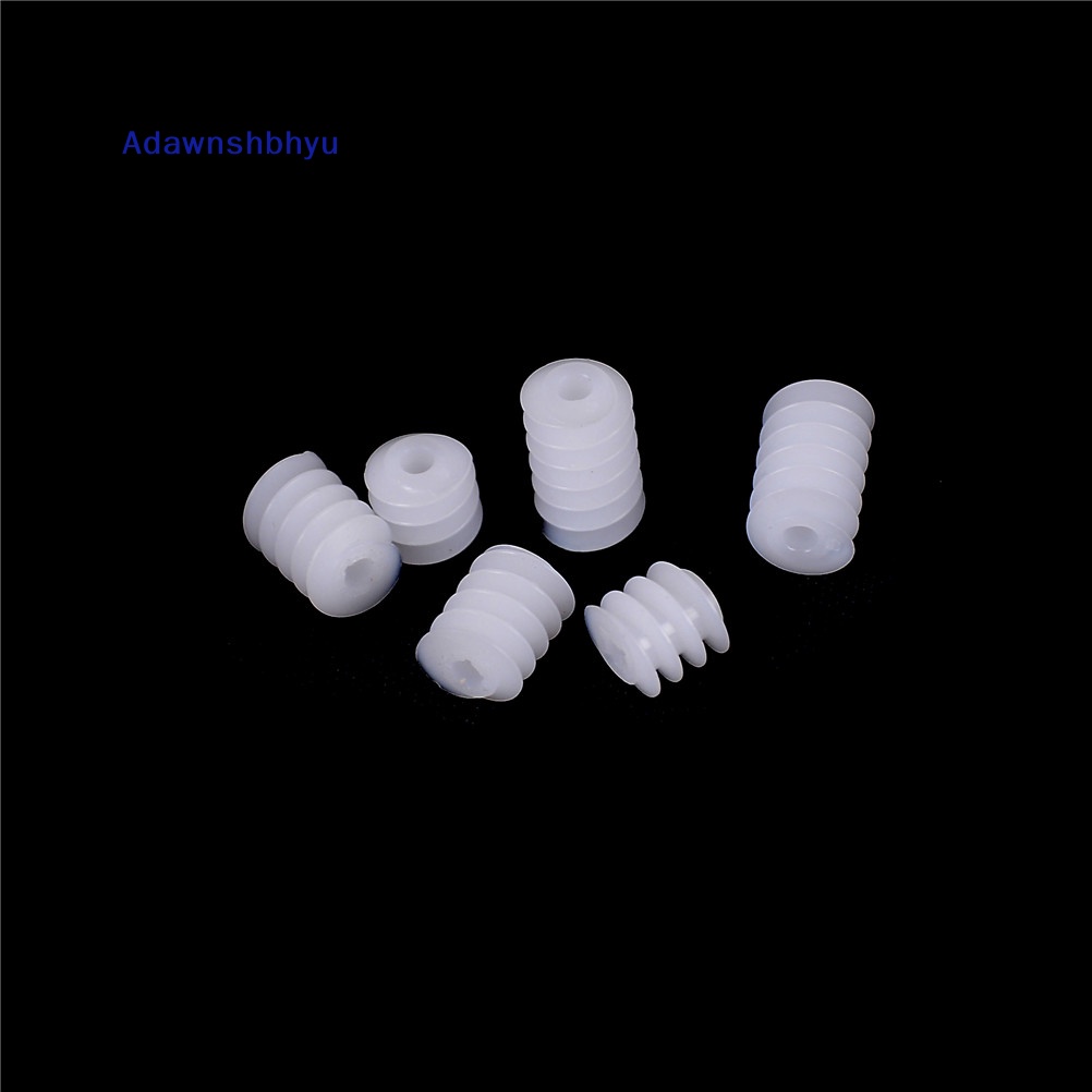 Adhyu 10pcs Gigi Cacing Plastik Bukaan 6x8mm 2mm Untuk Aksesoris Mainan DIY 0 0 0 0 0id