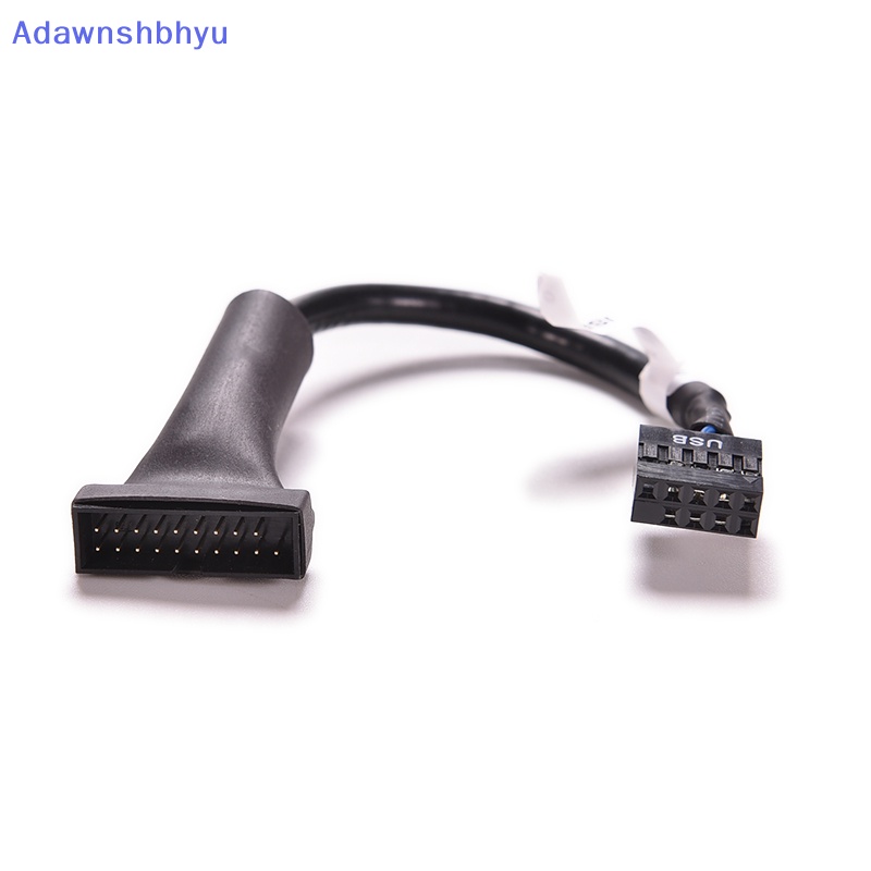 Adhyu USB 2.0 9Pin Motherboard Female to 20Pin USB 3.0 Housing Male Adapter Kabel ID