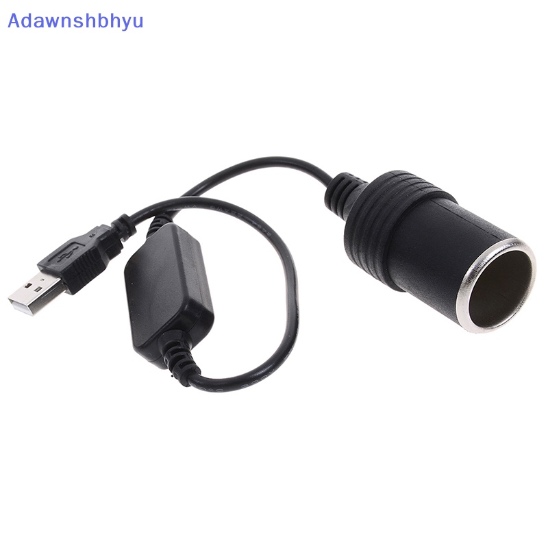 Adhyu Konverter adapter Soket Mobil port usb 5V 2A Ke 12v 8w Untuk ID Mobil