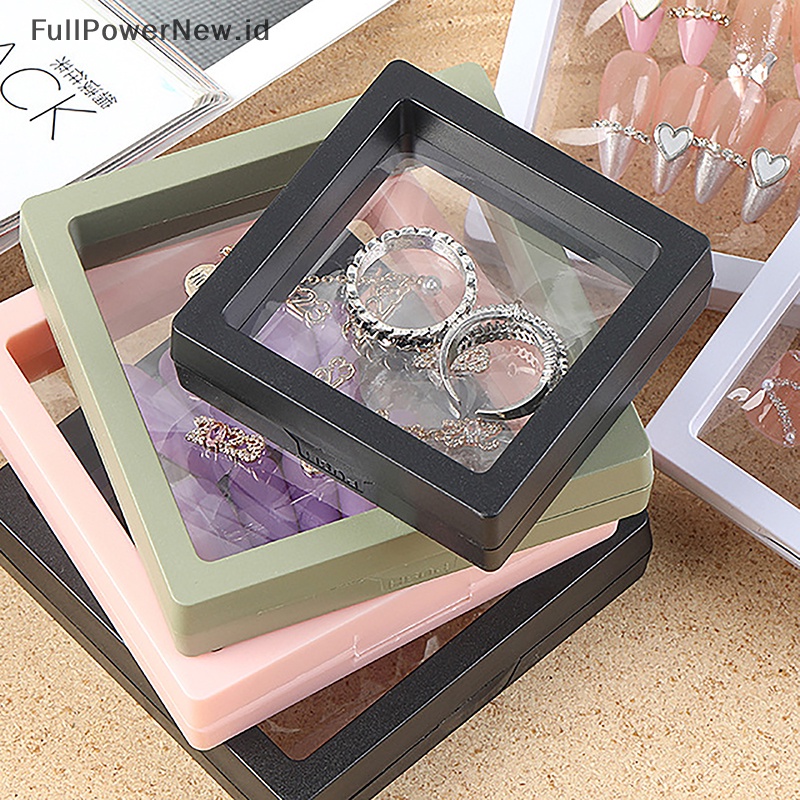 Power Kuku Palsu Nail Art Kosong Tips Sorg Penyimpanan Kotak Perhiasan Case Wadah DIY ID