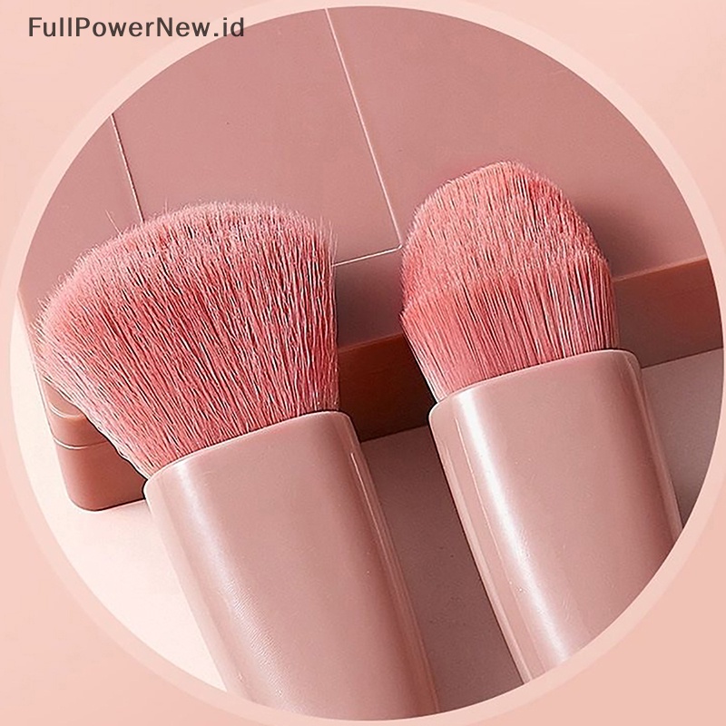 Power 5Pcs Set Kuas Makeup Profesional Eyeshadow Bedak Foundation Contour Brushes ID