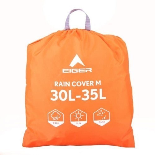 EIGER Original RAIN COVER BAG M TRANSPARENT raincover pelindung