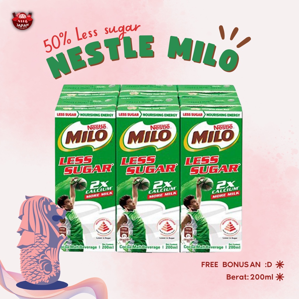 Nestle milo 50% less sugar