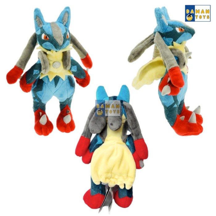Boneka Pokemon Mega Charizard X Lucario Shiny Luca - Charizard Fire
