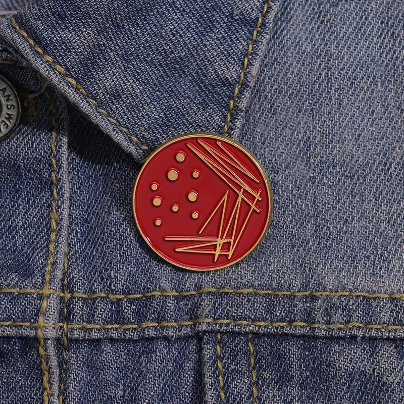 Bros Enamel Piring Petri Alloy Alat Peraga Laboratorium Kimia Lapel Pin Ransel Badge Hadiah Untuk Teman