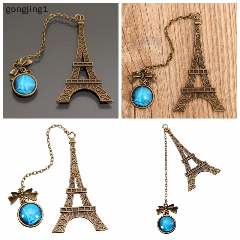Ggg Vintage Eiffel Tower Metal Bookmark Untuk Buku Barang Kreatif Hadiah Anak Alat Tulis ID