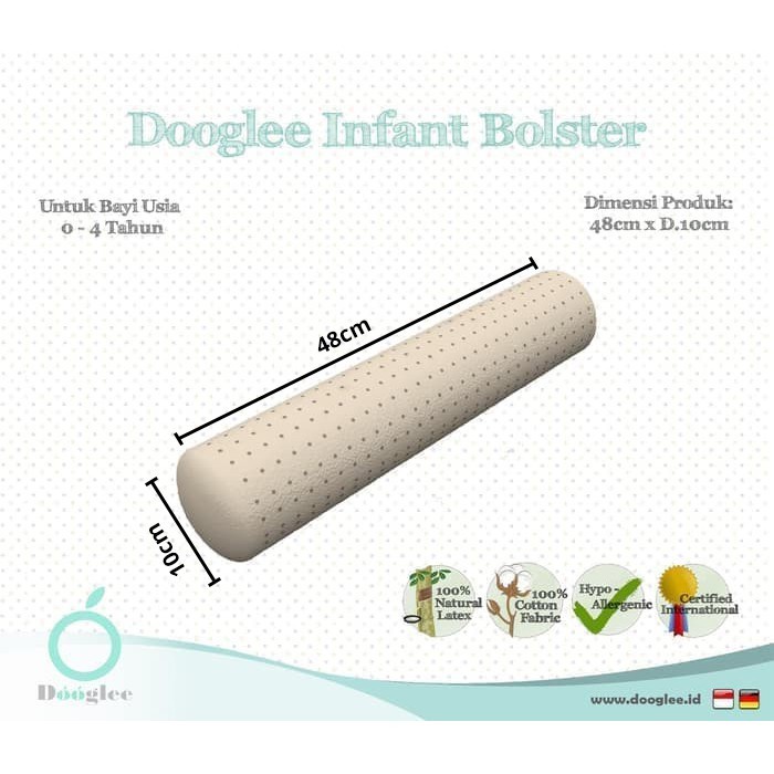 Dooglee Infant Bolster Bantal Tidur Guling Anak Bayi
