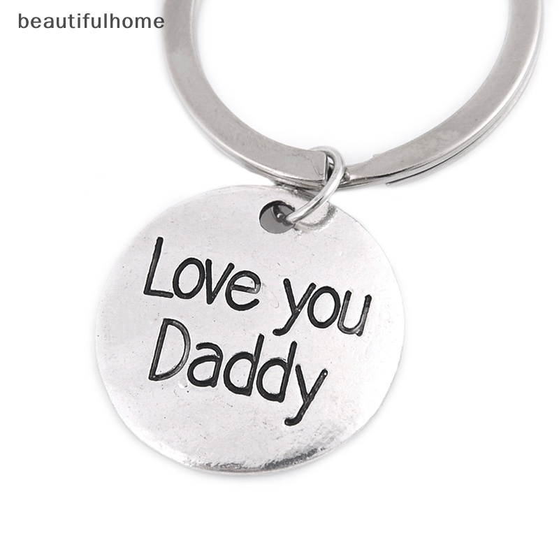 {beautifulhome} Fashion Pria Hand Tools Keyring Love You Daddy Keychain Hadiah Hari Ayah.