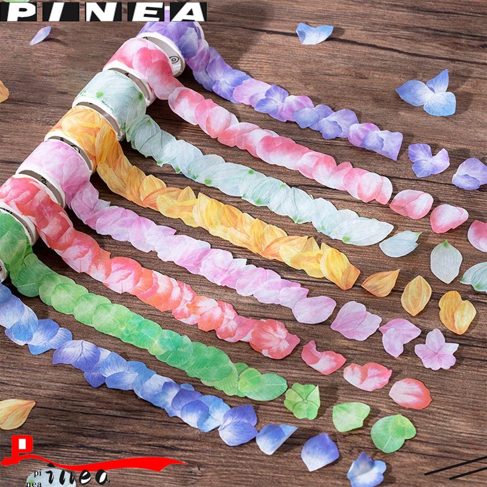 Nanas 200pcs Kelopak Bunga Pita Tulip.Ng Washi Sticker Stylish Sticky Paper