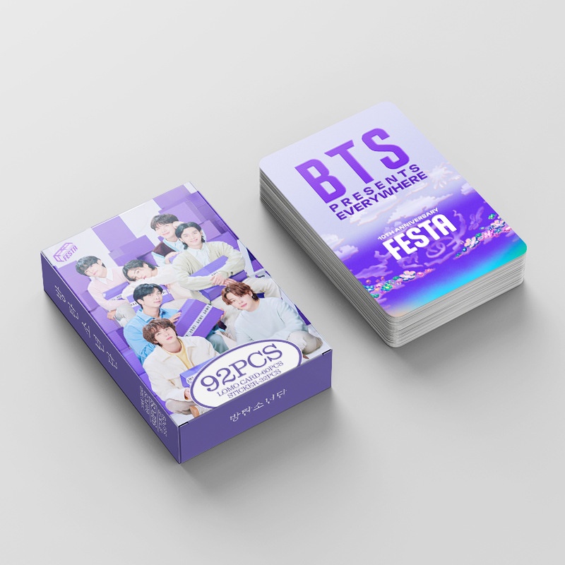 92pcs /box BT-S JIMIN Stiker Photocards Kartu Lomo Kpop Postcards Pasta