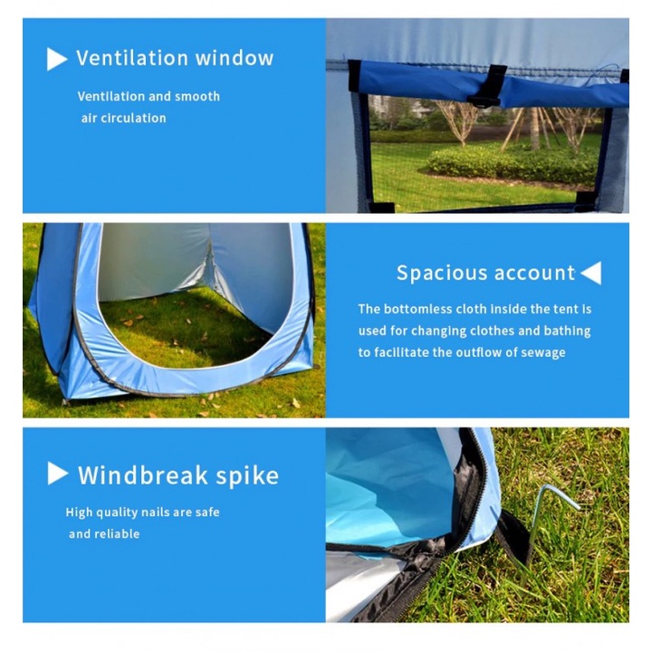 LEVORYEOU Privacy Pop Up Tent - Tenda Portabel Multifungsi