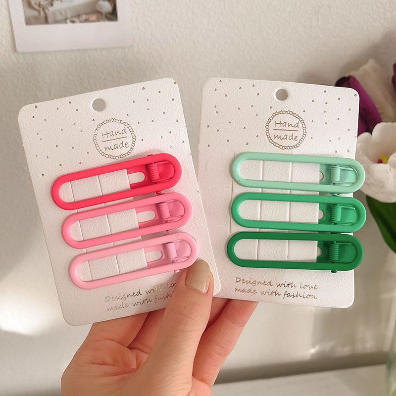 Set klip rambut warna-warni wanita fashion korea barang import dengan harga grosir bahan berkualitas import harga grosir bisa cod