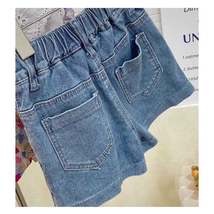 CHUBBI 56 Setelan Set Anak Perempuan Bubbly + Rok Celana Jeans