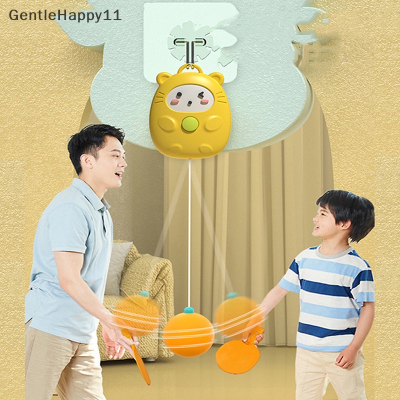 Gentlehappy 1Set Table Tennis Self Training Set Gantung Tenis Meja Trainer Sparring Device id