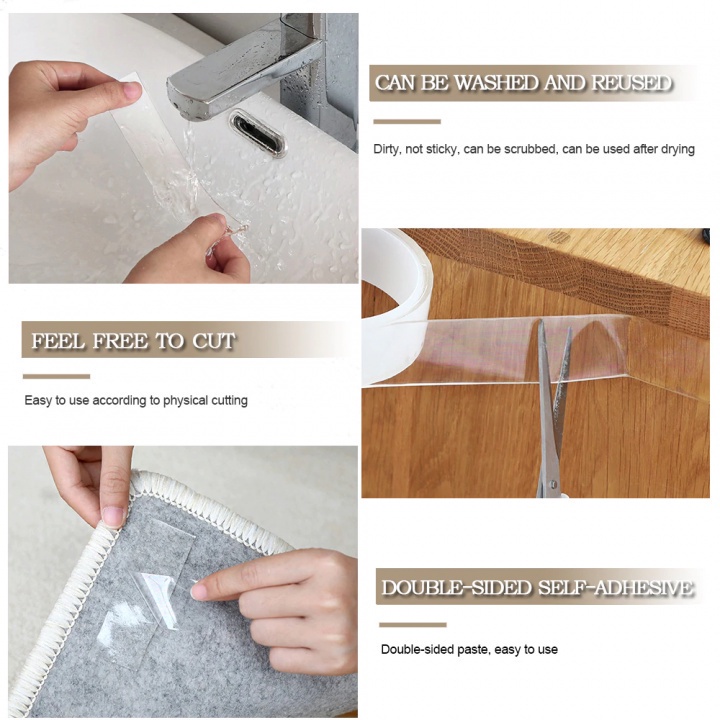 2M Perekat Serbaguna Double Sided Adhesive Ukuran 2 Meter