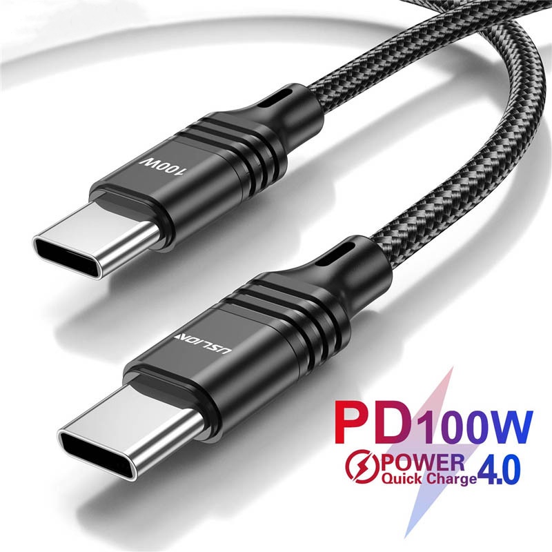 5a Super Fast Charging PD100W Tipe C Ke Tipe C Kabel Charging Kabel Telepon Kabel PD Untuk Laptop Samsung