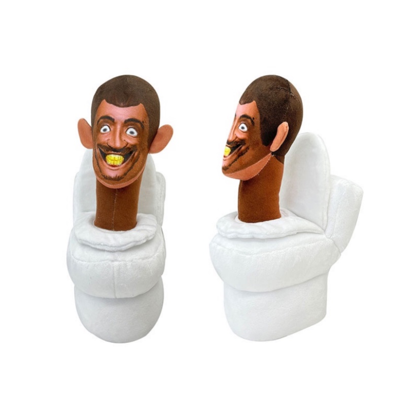 [COD]28cm Skibidi Toilet Mainan Mewah Lucu Prank Game Kartun Anime Boneka Lembut Plushie Boneka Bantal Untuk Hadiah Natal Ulang Tahun Anak