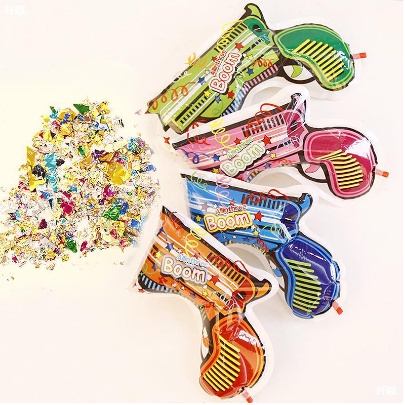 PA Popper Party Gun Meriam Pesta Inflatable Confetti Pistol Semprot Petasan Pesta Semburan Kertas Warna Warni SS247
